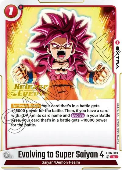 Evolving to Super Saiyan 4