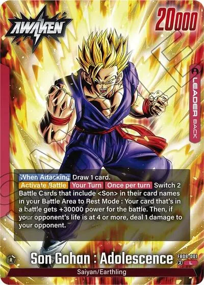 Son Gohan : Adolescence - FB08-001