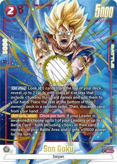 Son Goku - FB08-007 (Alternate Art)