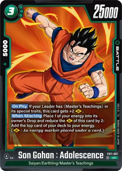 Son Gohan : Adolescence - FB11-067