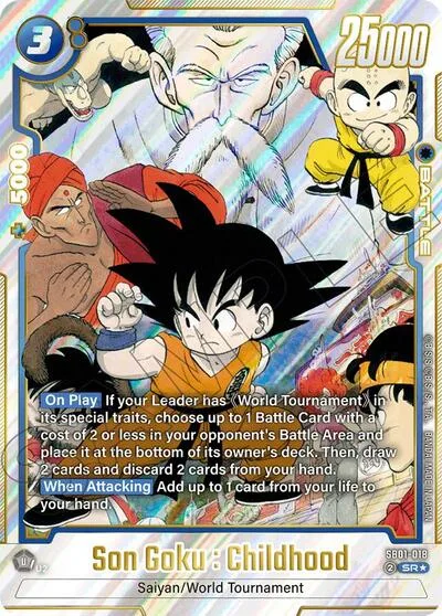 Son Goku : Childhood - SB01-018 (Alternate Art)