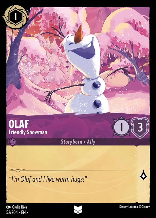 Olaf – Friendly Snowman