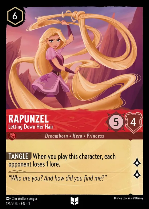 Rapunzel – Letting Down Her Hair