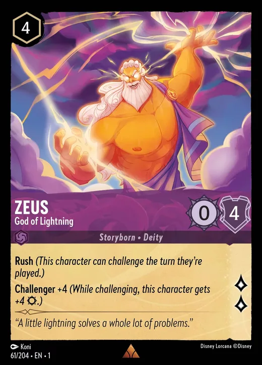 Zeus – God of Lightning