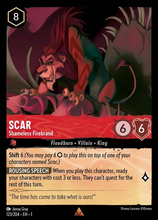 Scar – Shameless Firebrand