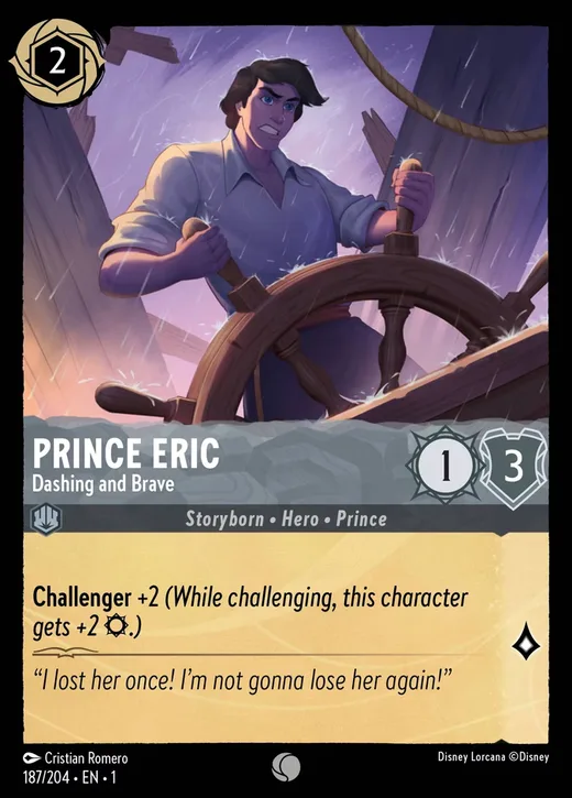 Prince Eric – Dashing and Brave
