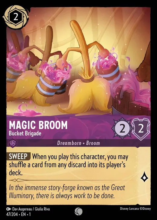 Magic Broom – Bucket Brigade