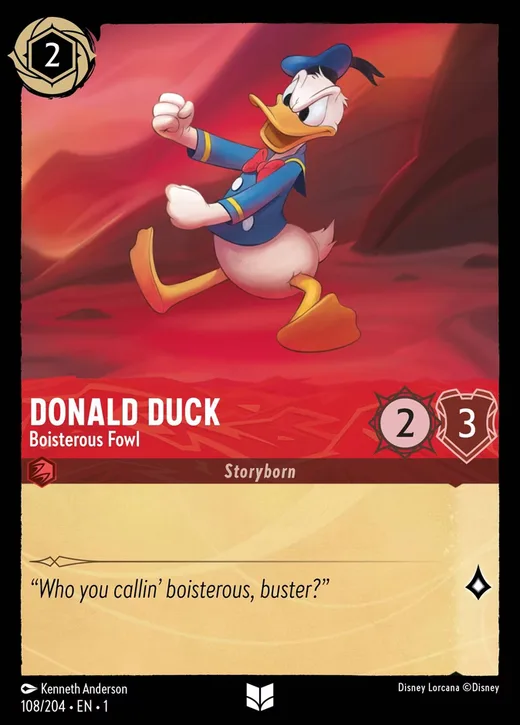 Donald Duck – Boisterous Fowl
