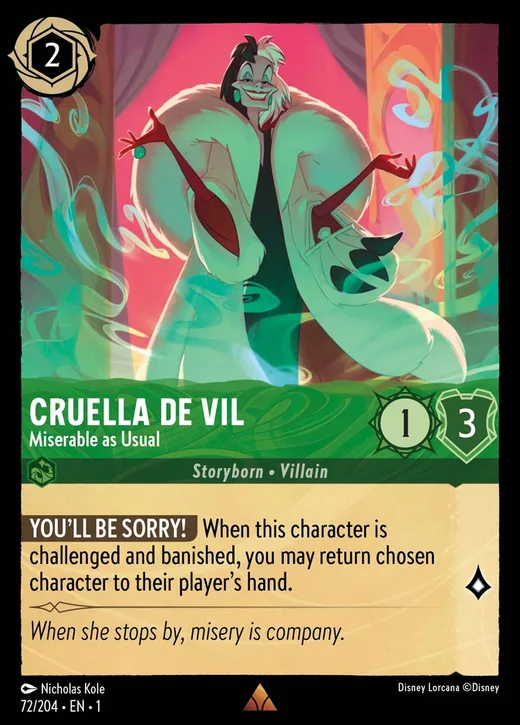 Cruella De Vil – Miserable as Usual
