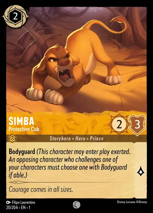 Simba – Protective Cub