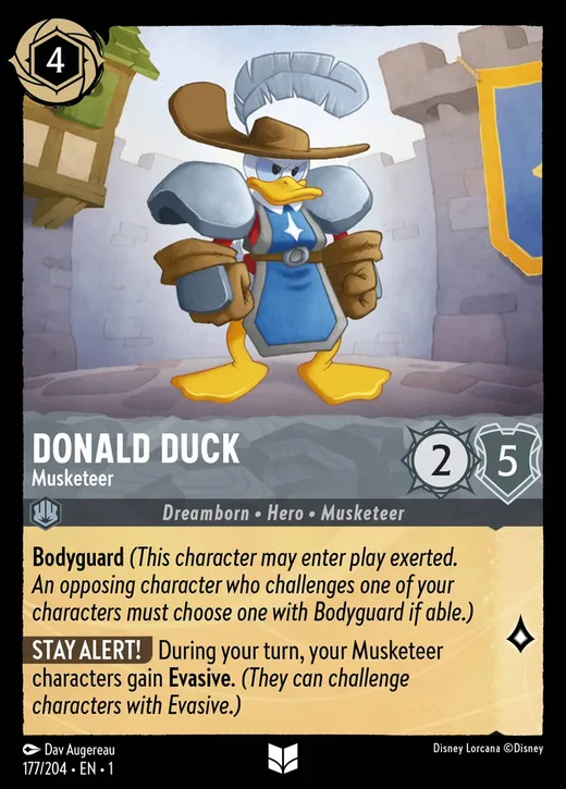 Donald Duck – Musketeer