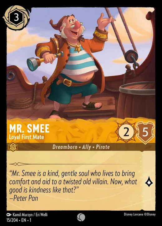 Mr. Smee – Loyal First Mate