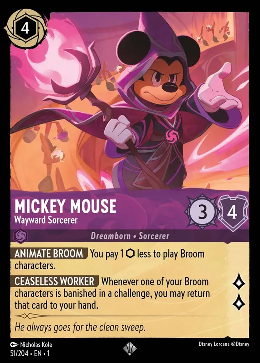 Mickey Mouse – Wayward Sorcerer