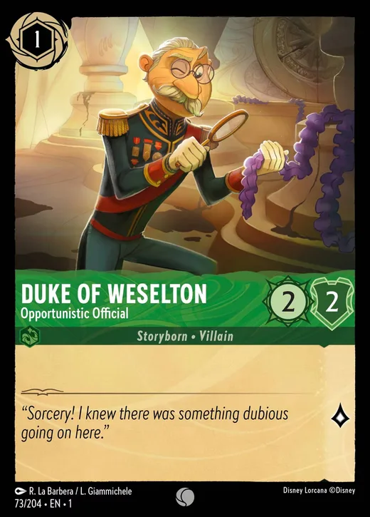 Duke of Weselton – Opportunistic Official