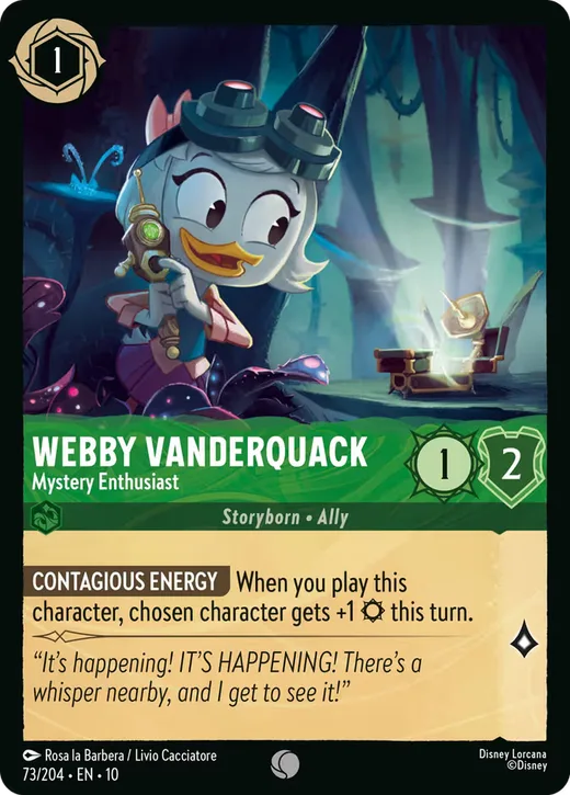 Webby Vanderquack – Mystery Enthusiast
