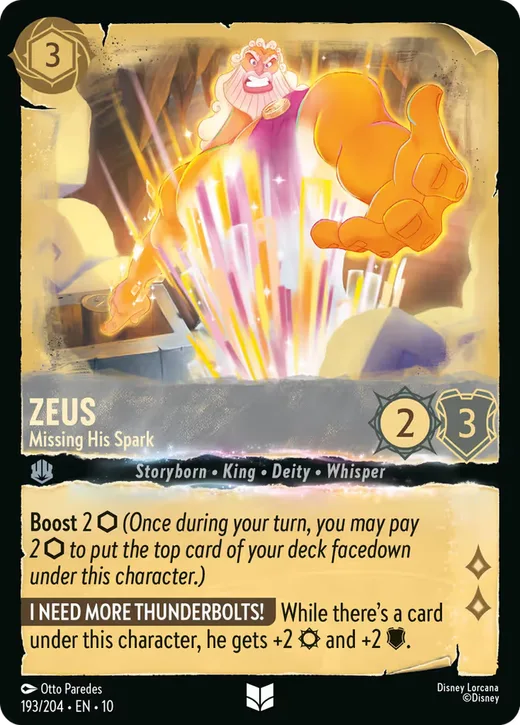 Zeus – Missing His Spark