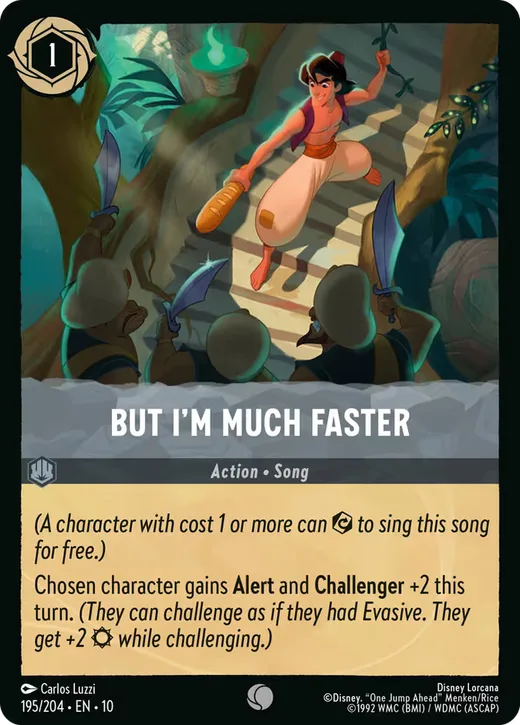 But I'm Much Faster