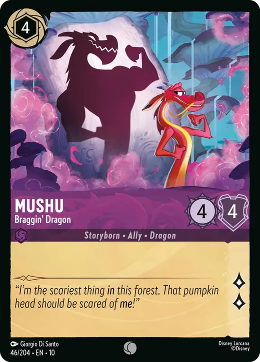 Mushu – Braggin' Dragon