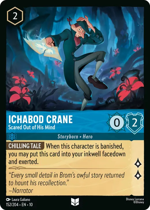 Ichabod Crane – Scared Out of His Mind