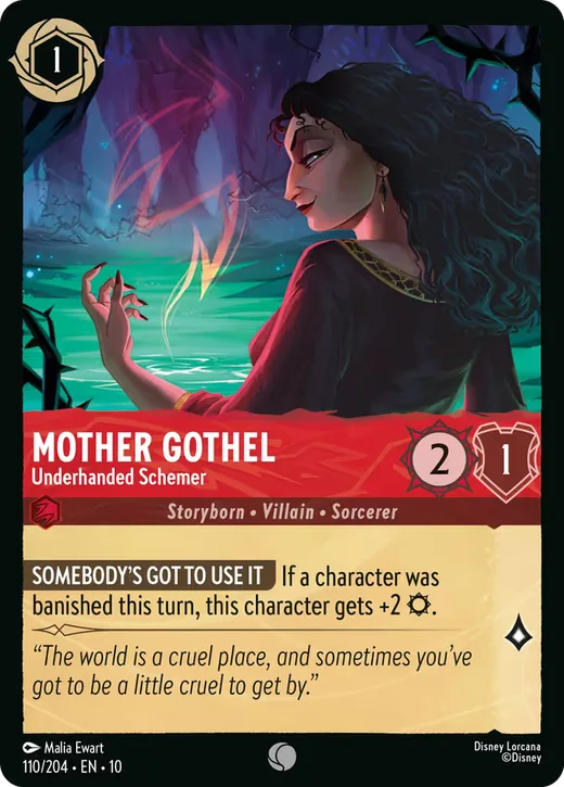 Mother Gothel – Underhanded Schemer