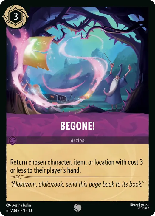 Begone!