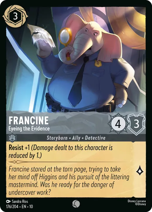 Francine – Eyeing the Evidence