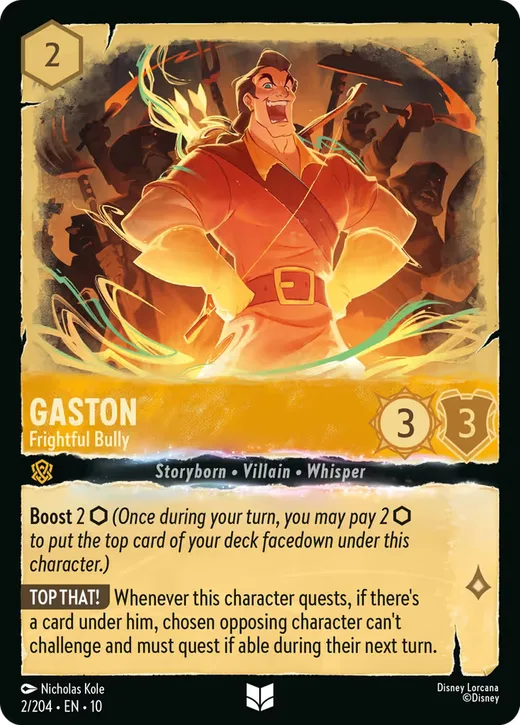 Gaston – Frightful Bully