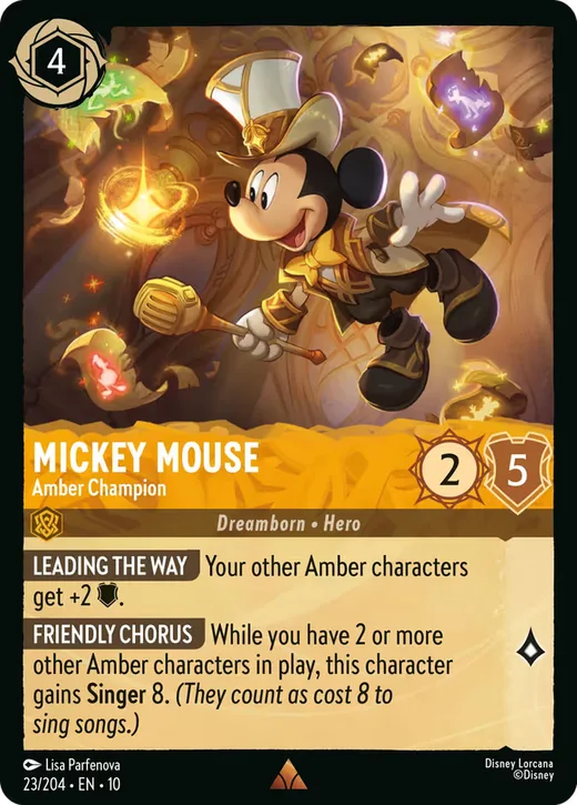 Mickey Mouse – Amber Champion