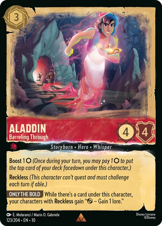 Aladdin – Barreling Through