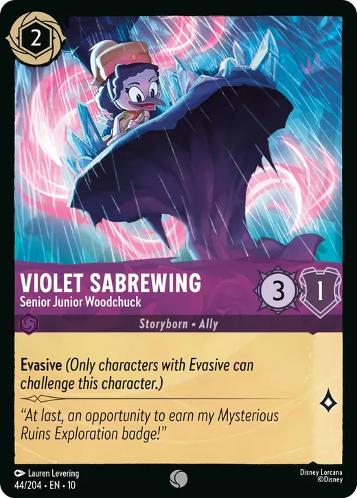 Violet Sabrewing – Senior Junior Woodchuck