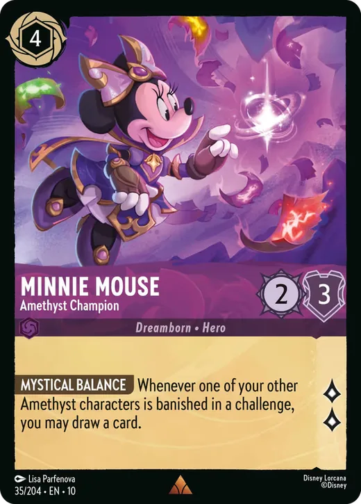 Minnie Mouse – Amethyst Champion