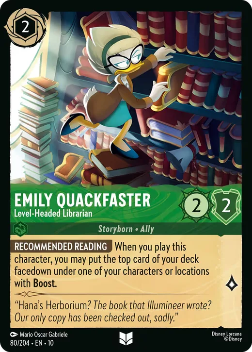 Emily Quackfaster – Level-Headed Librarian