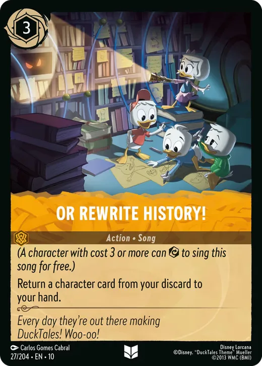 Or Rewrite History!
