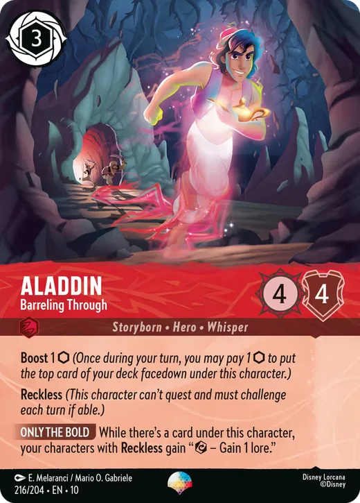 Aladdin – Barreling Through