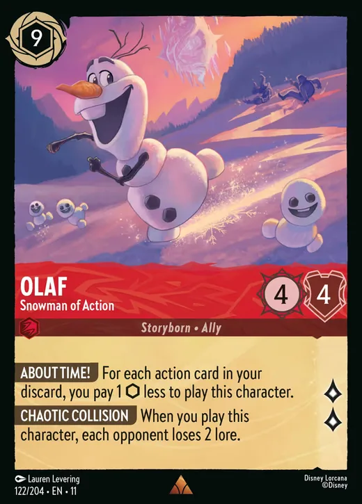 Olaf – Snowman of Action