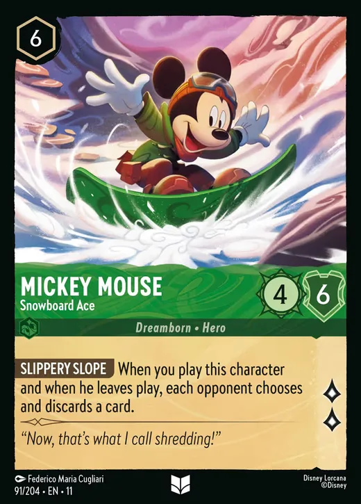 Mickey Mouse – Snowboard Ace
