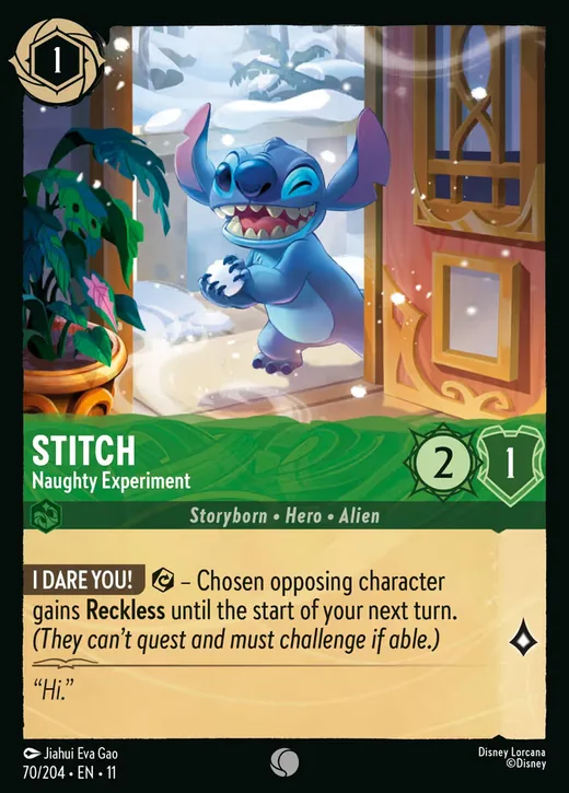 Stitch – Naughty Experiment