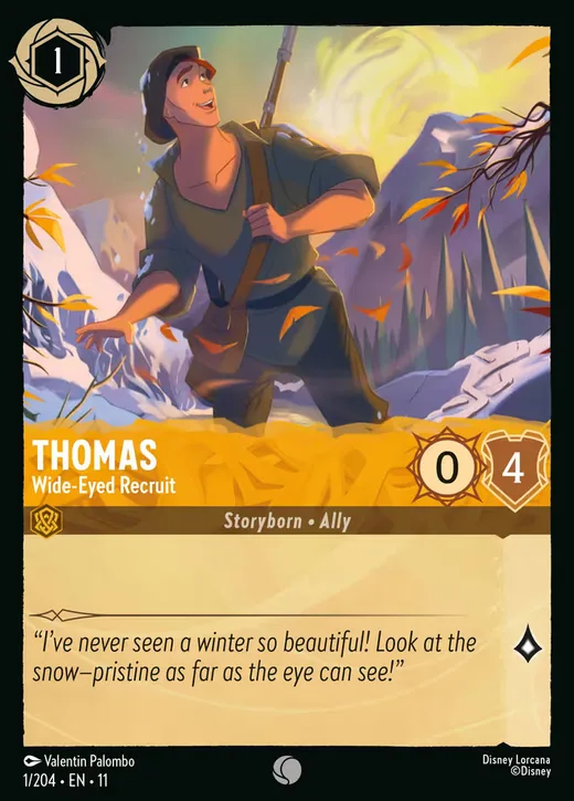 Thomas – Wide-Eyed Recruit