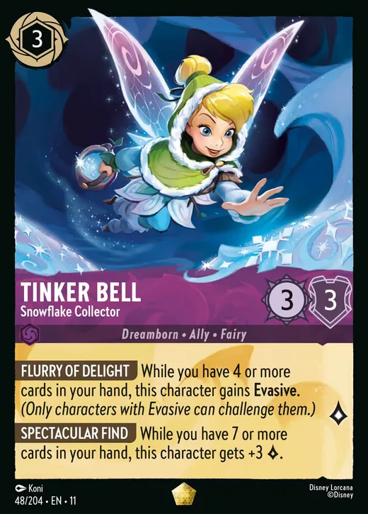 Tinker Bell – Snowflake Collector