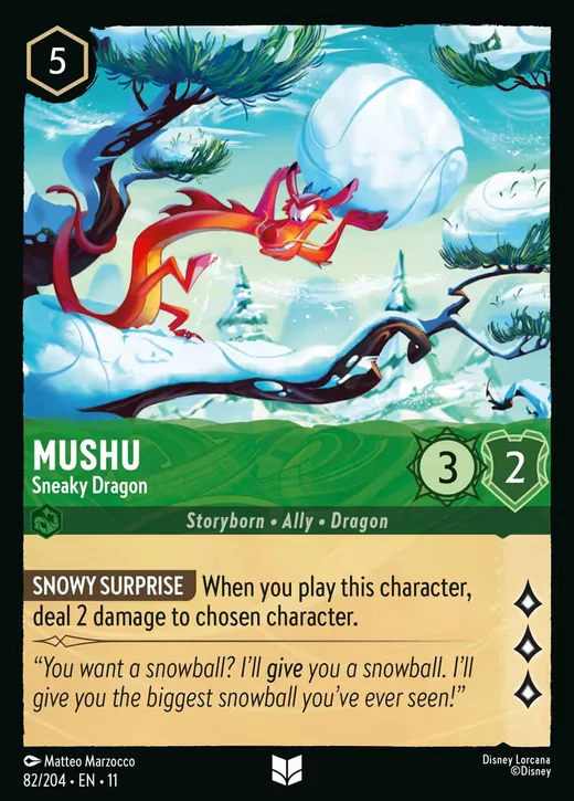 Mushu – Sneaky Dragon
