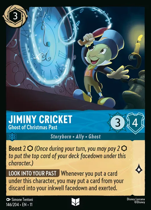 Jiminy Cricket – Ghost of Christmas Past