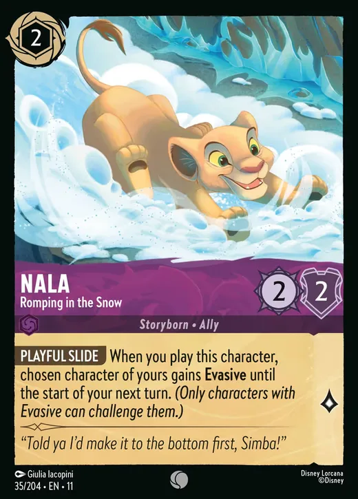 Nala – Romping in the Snow
