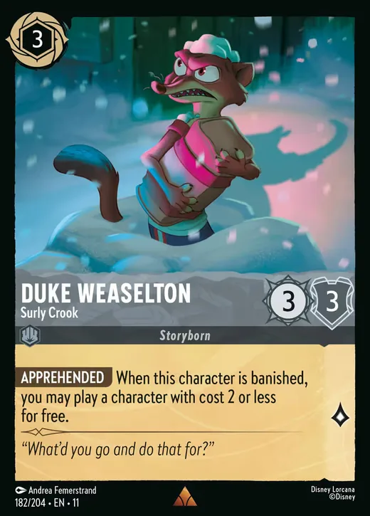 Duke Weaselton – Surly Crook