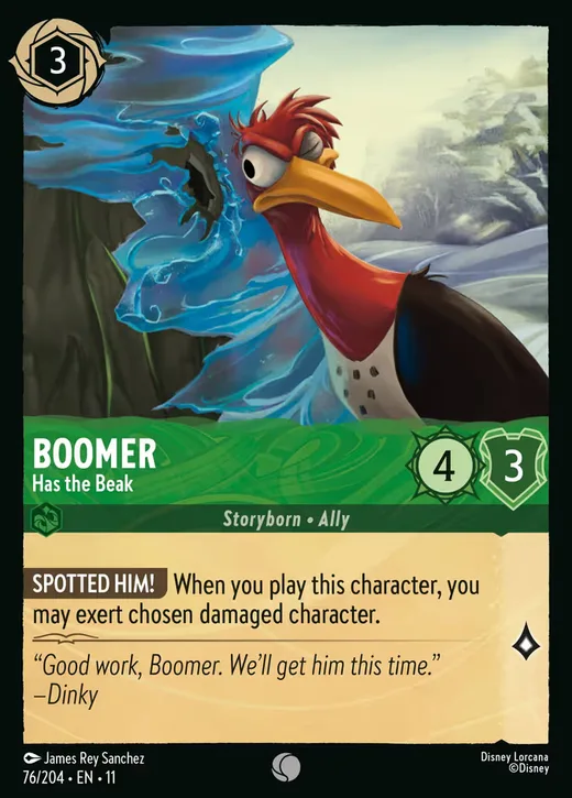 Boomer – Has the Beak
