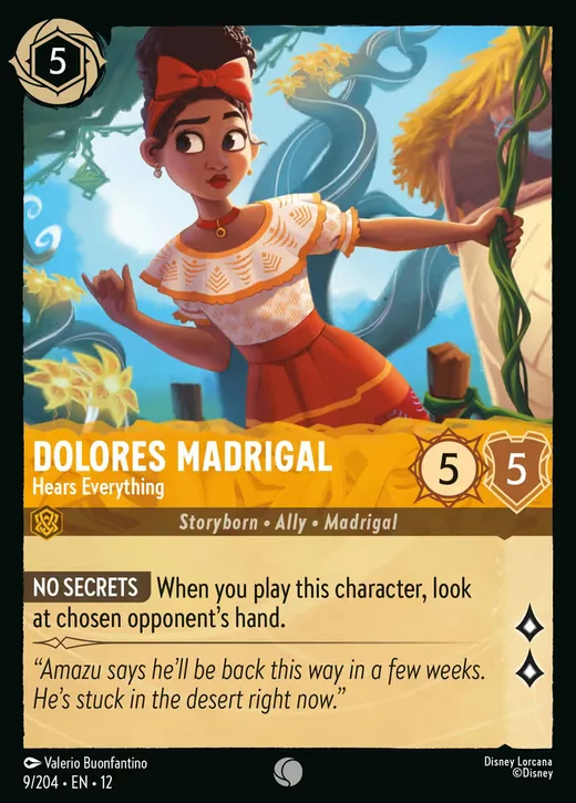 Dolores Madrigal – Hears Everything