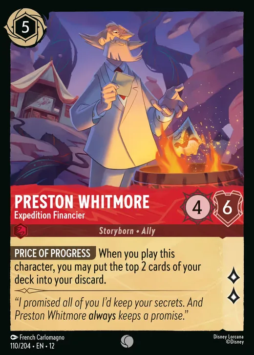 Preston Whitmore – Expedition Financier
