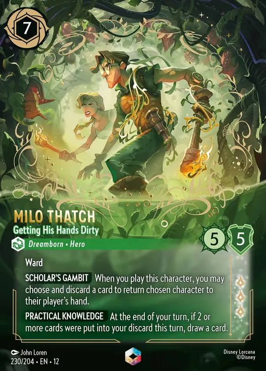 Milo Thatch – Getting His Hands Dirty