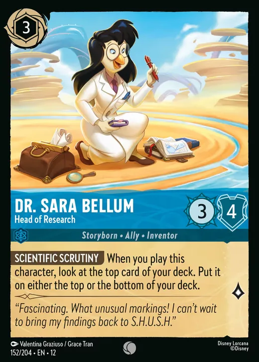 Dr. Sara Bellum – Head of Research