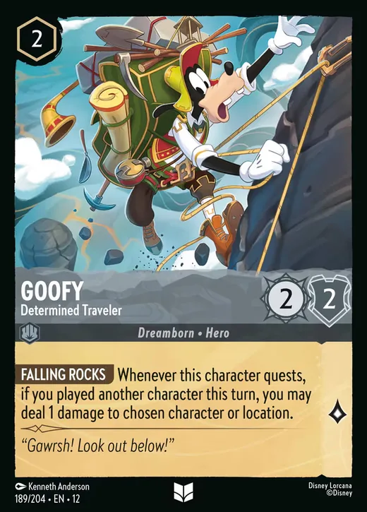Goofy – Determined Traveler