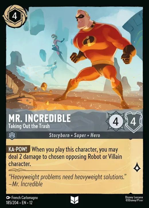Mr. Incredible – Taking Out the Trash